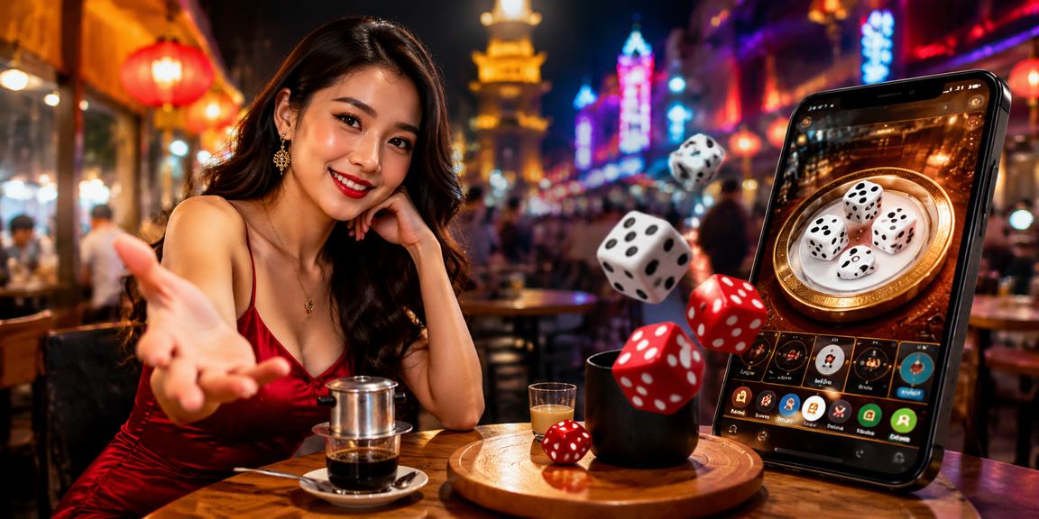 Người chơi tài xỉu và thưởng thức cà phê Việt Nam tại TP. Hồ Chí Minh
